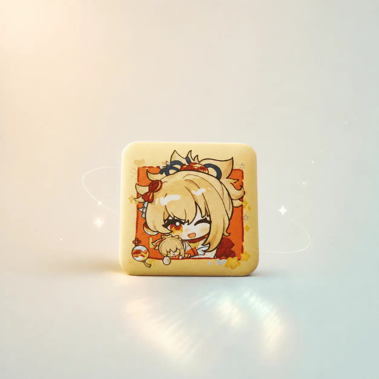 Custom PU Leather Badge