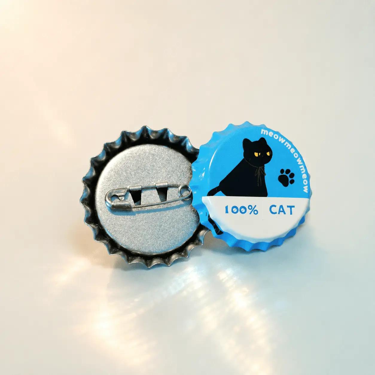 Custom Bottle Cap Badge